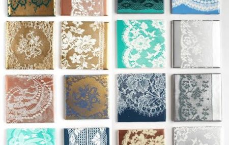 Spray Painting with Lace