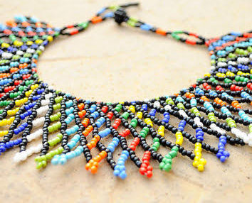 Beaded Collar Necklace