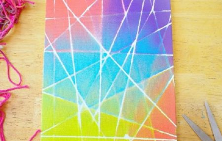 Canvas String Art Graffiti