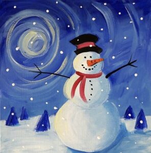 Christmas Painting on Canvas