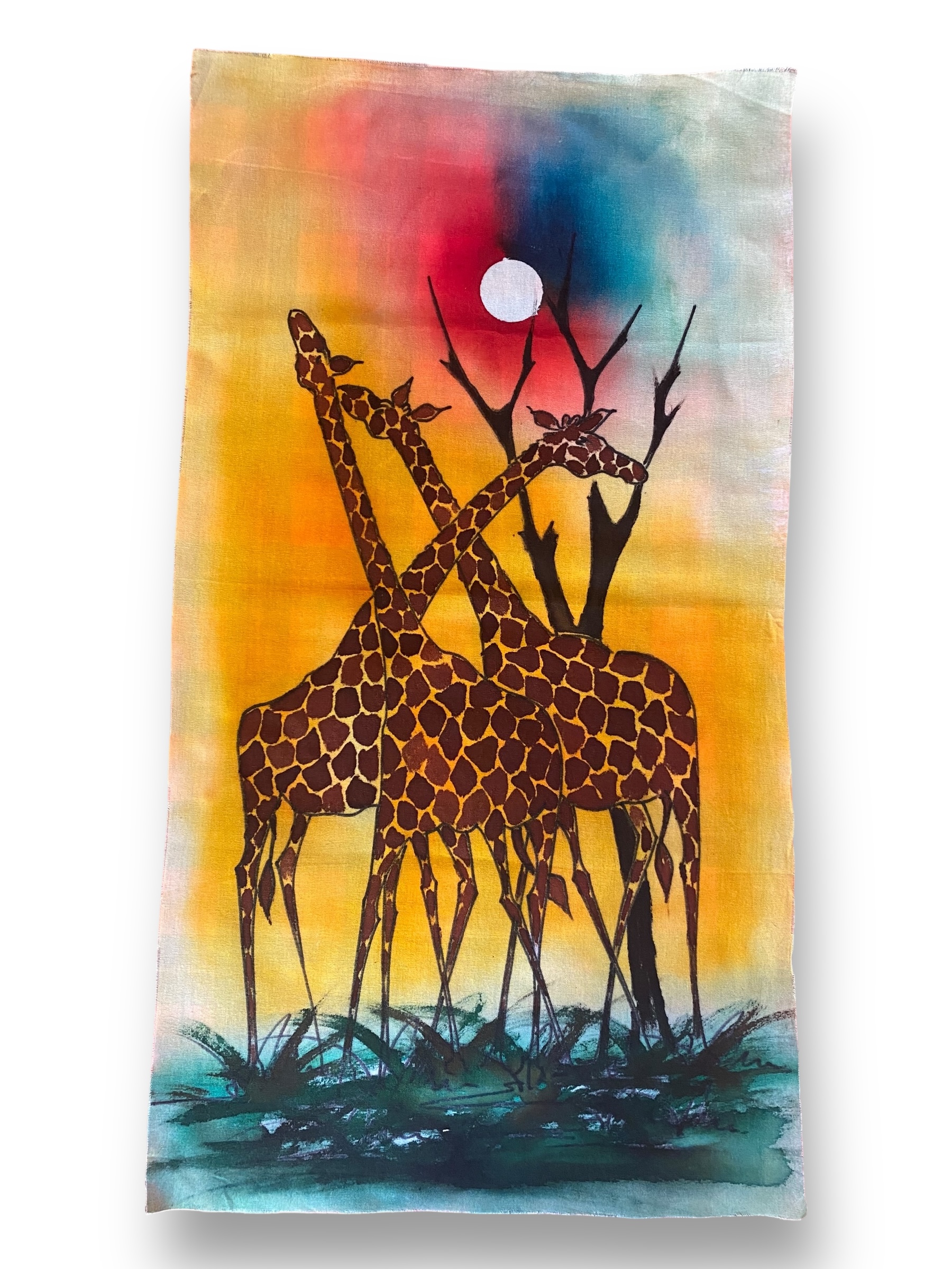 Batik Art (Giraffes)