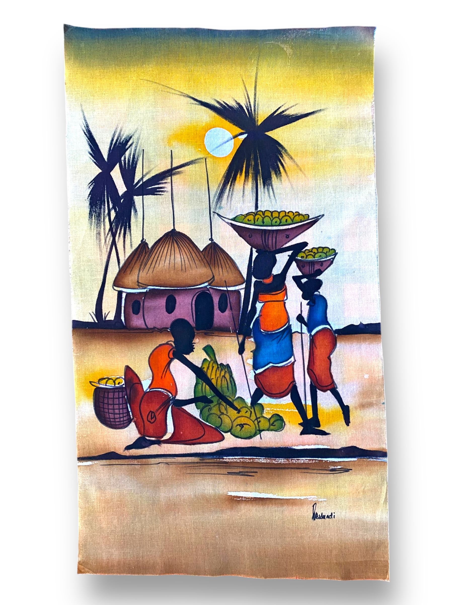 Batik Art (African Village)